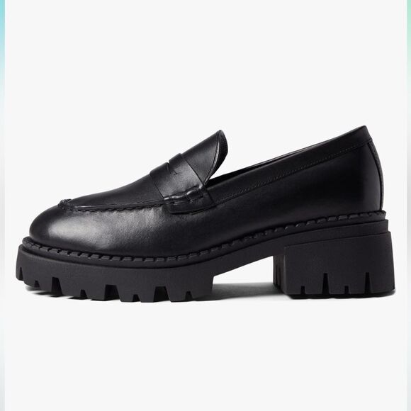 Women's Platform Chunky Clogs in Gloss Black Size 10 - Picture 2 of 3